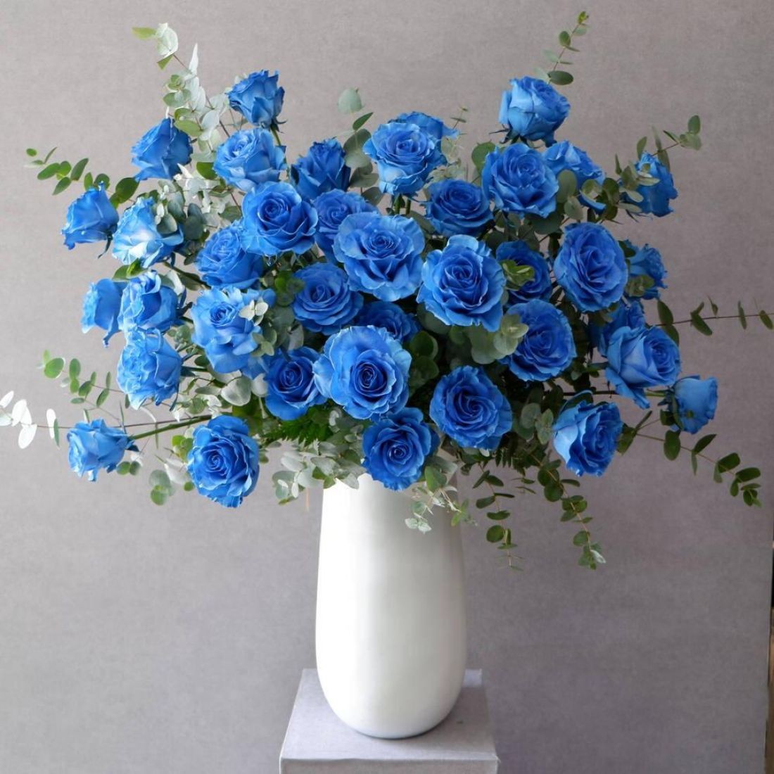 Bình hoa hồng xanh nhập khẩu-  711