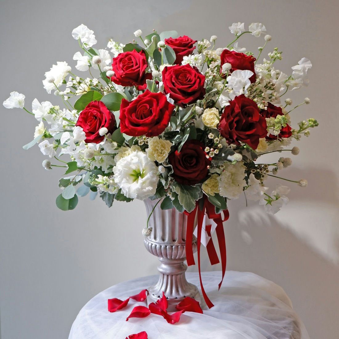 Bình hoa hồng mix -904