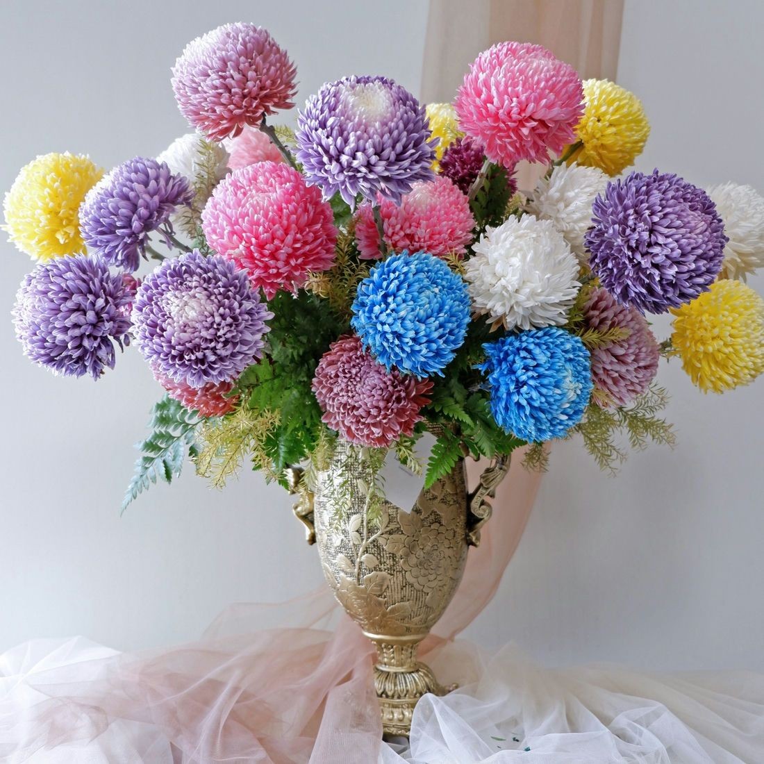 bình hoa cúc mẫu đơn nhập khẩu - 902