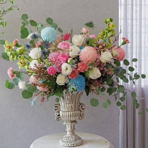 Bình hoa mẫu đơn mix - 901